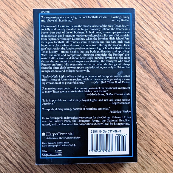 Friday Night Lights: A Town, A Team, And A Dream Book - Picture 2 of 5